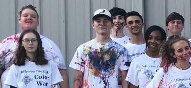COLOR WAR PART OF JEFFERSON FFA MEETING